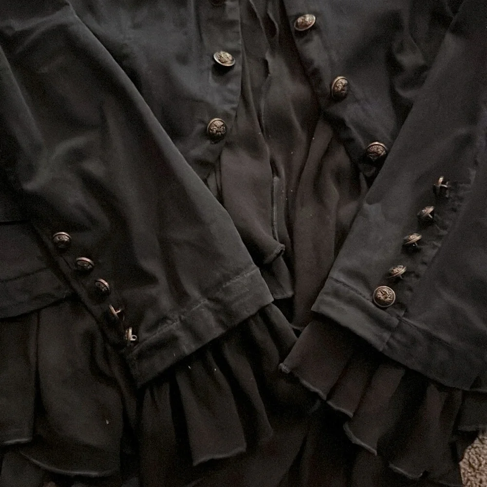 Free People Ruffle Romance Jacket XS - Picture 8 of 15